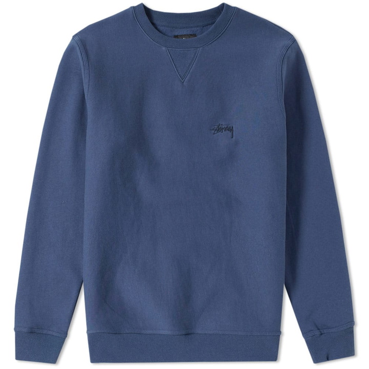 Photo: Stussy Stock Logo Crew Sweat