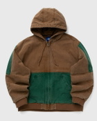 Awake HOODED JACKET Brown Mens Bomber Jacket
