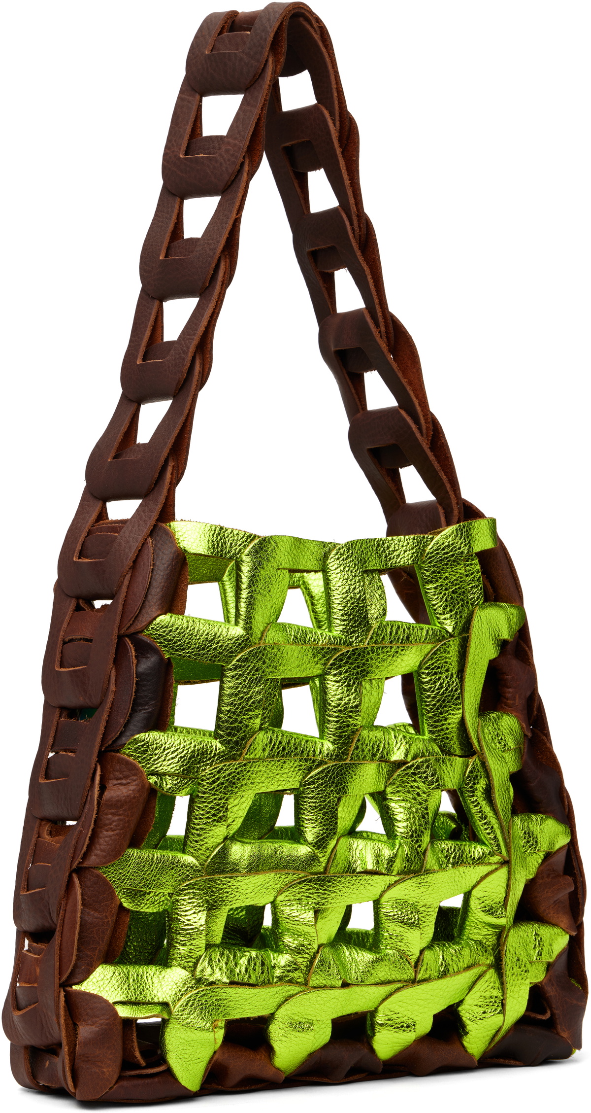 SC103 Brown & Green Links Bag