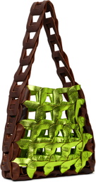 SC103 Brown & Green Links Bag