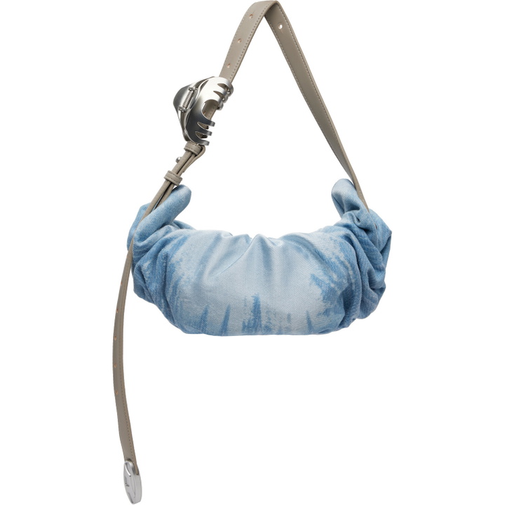 Photo: Diesel Blue Grab-D-Small Scrunched Bag