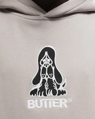 Butter Goods Hound Embroidered Pullover Hood Grey - Mens - Hoodies