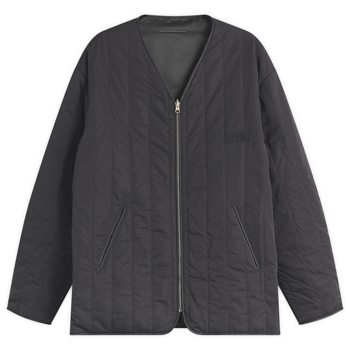 MM6 MAISON MARGIELA Camionneur Zip-up Knit Jacket MM6 Maison Margiela
