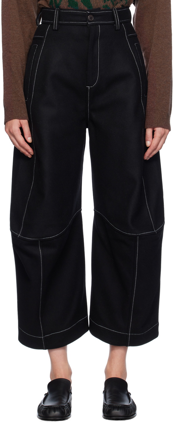 Henrik Vibskov Black Dusk Trousers