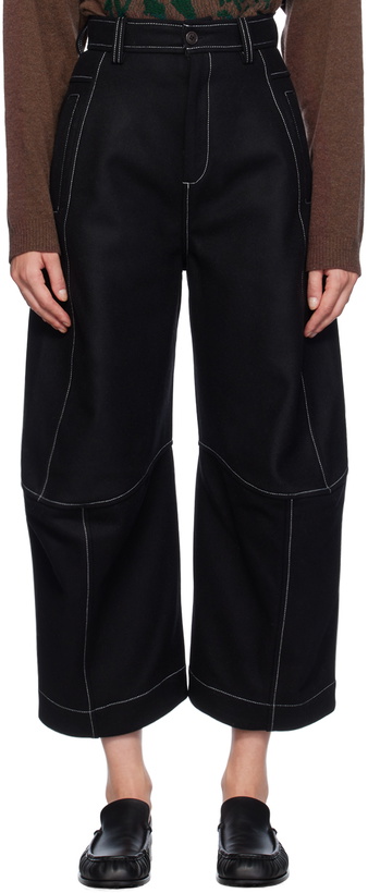 Photo: Henrik Vibskov Black Dusk Trousers