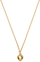 Ernest W. Baker Gold Heart Necklace