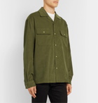 John Elliott - Camp-Collar Cotton-Corduroy Shirt - Green