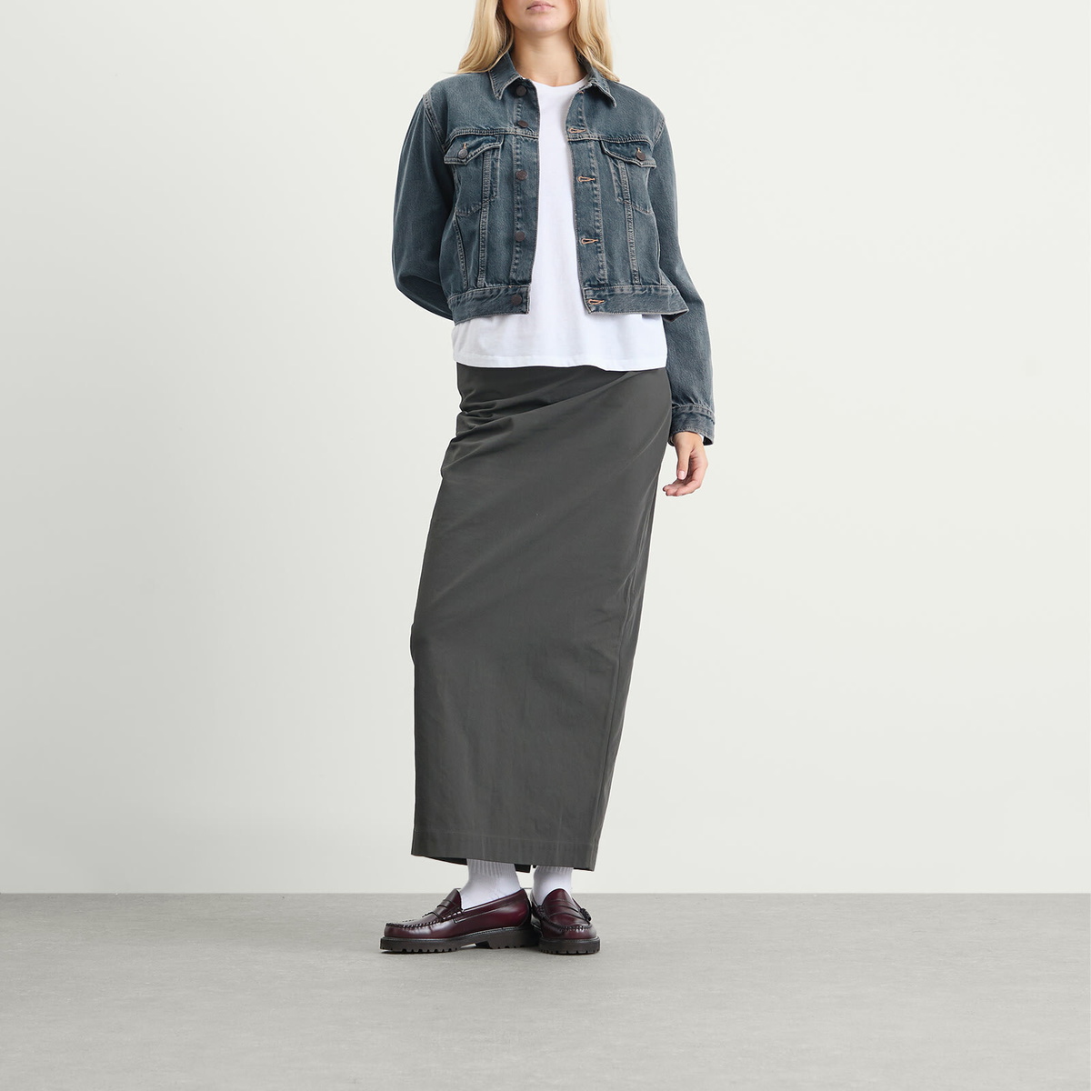 Samsøe Samsøe Women's Sabeth Denim Jacket in Burnt Oak
