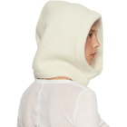 Rick Owens Off-White Tower Alpaca Knit Hood
