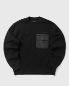 WOOLRICH BLACK LABEL - TECH FLEECE CREWNECK Black Mens Sweatshirt