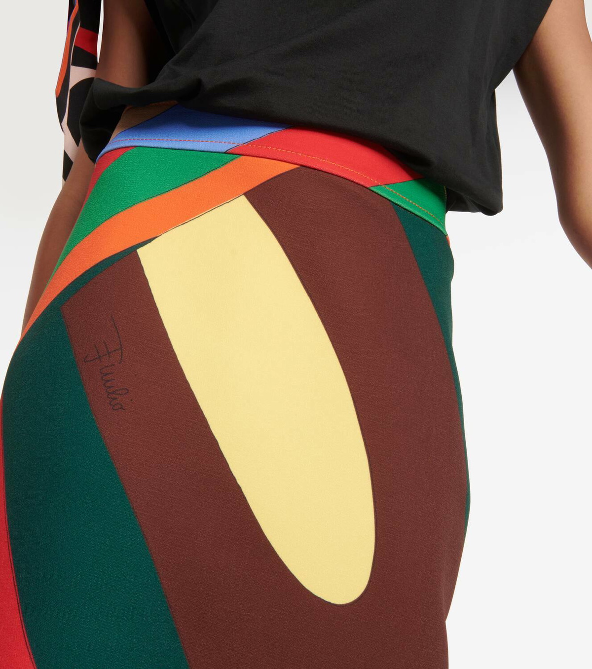 EMILIO PUCCI　カラフル ロングスカート EMILIO PUCCI カラフル ロングスカート Emilio Pucci All-over print