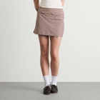House Of Sunny Women's Marie Mini Skirt in Wine Multi