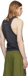 SPENCER BADU Black Organic Cotton Tank Top