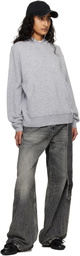 Acne Studios Gray Belted Relaxed Fit Jeans