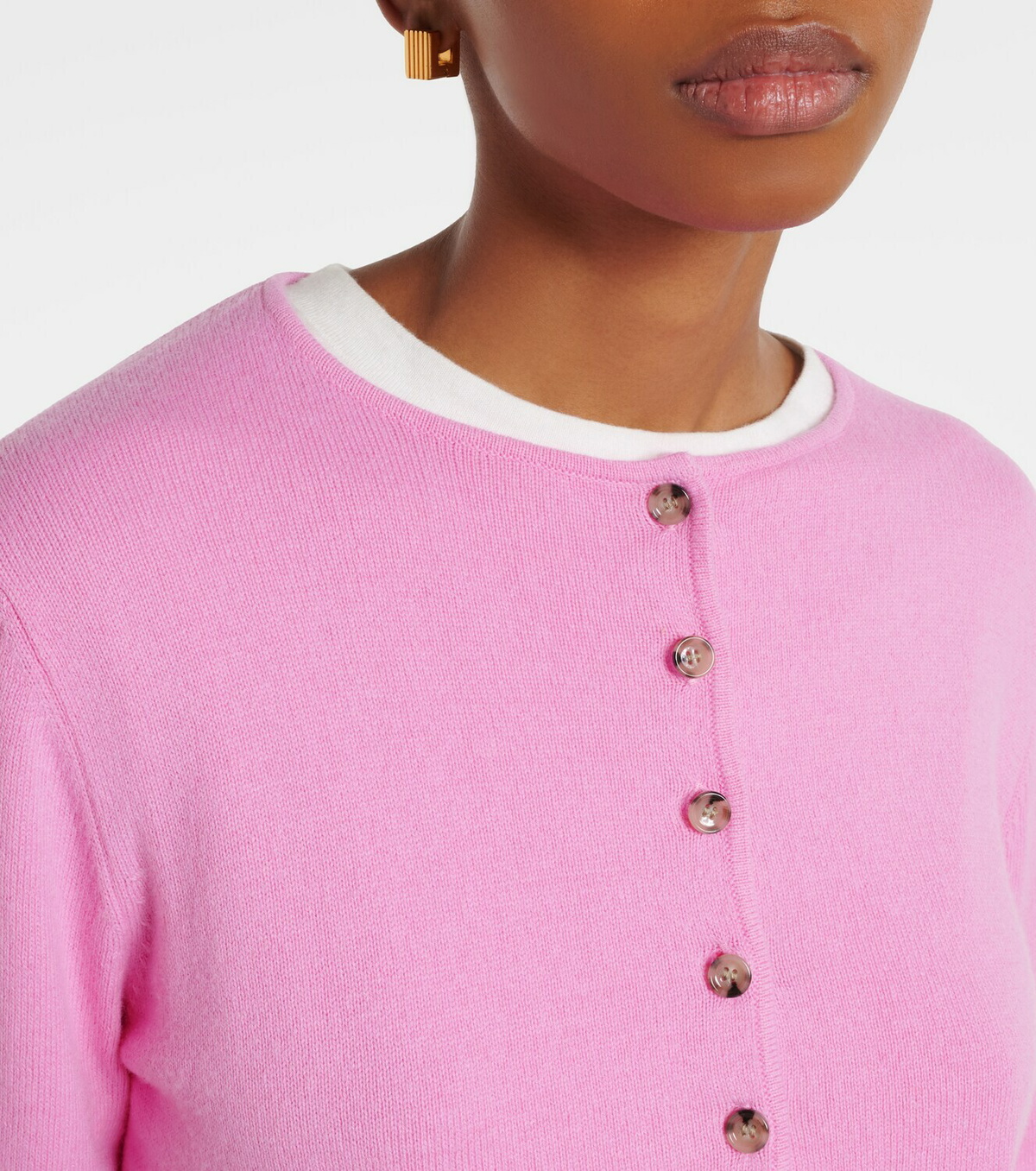 Jardin des Orangers Cotton and cashmere cardigan