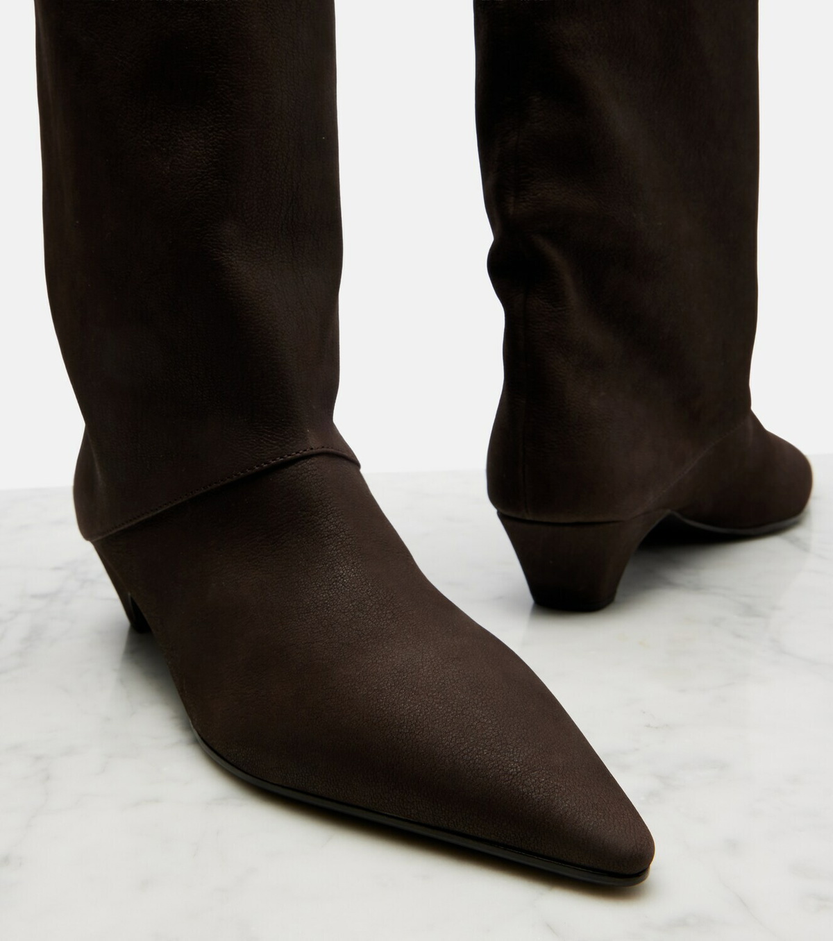 Prada Leather knee-high boots