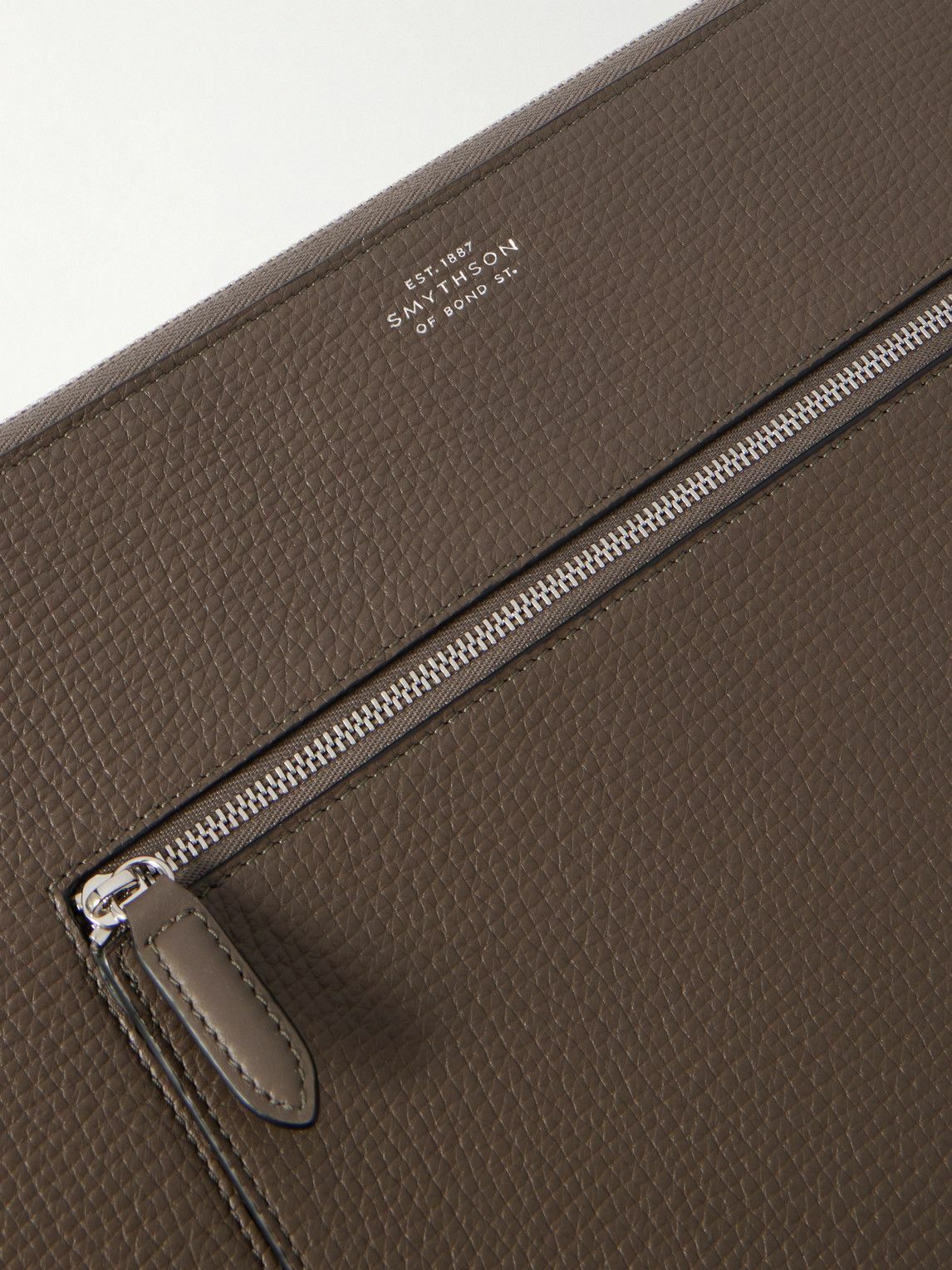 Smythson - Ludlow Full-Grain Leather Laptop Case