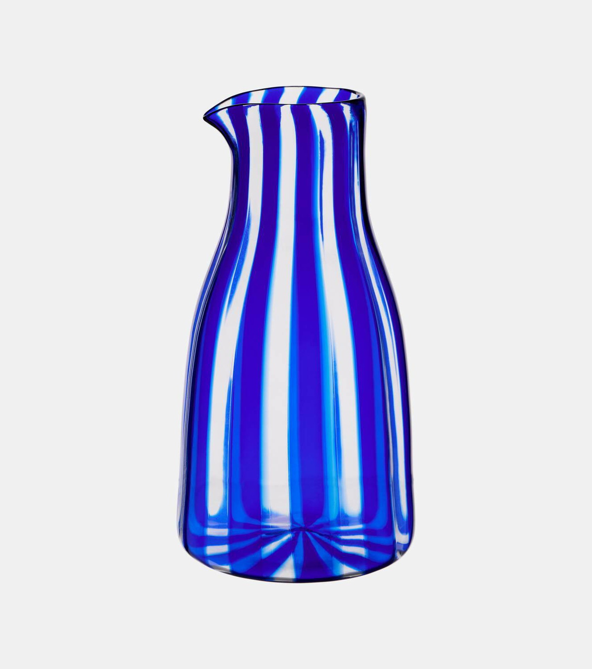 Aquazzura Casa Dolcevita Stripe Murano glass carafe