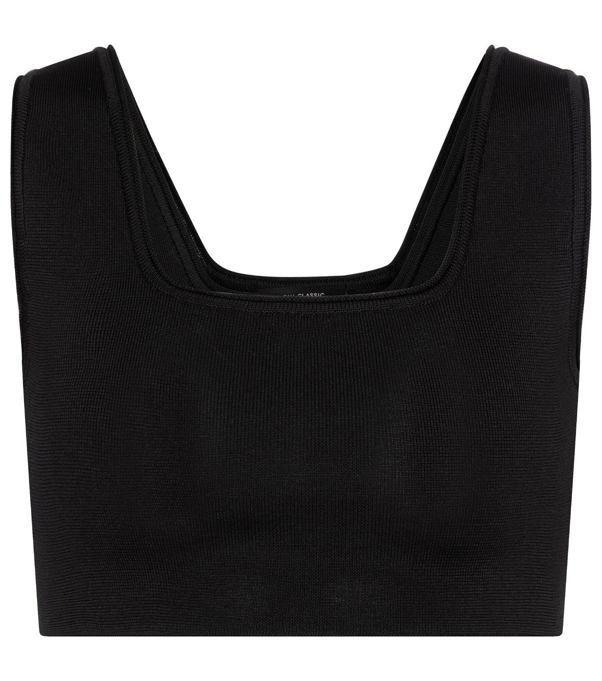 LOW CLASSIC - Ribbed-knit crop top Low Classic