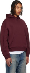 Givenchy Burgundy Scuba Hoodie