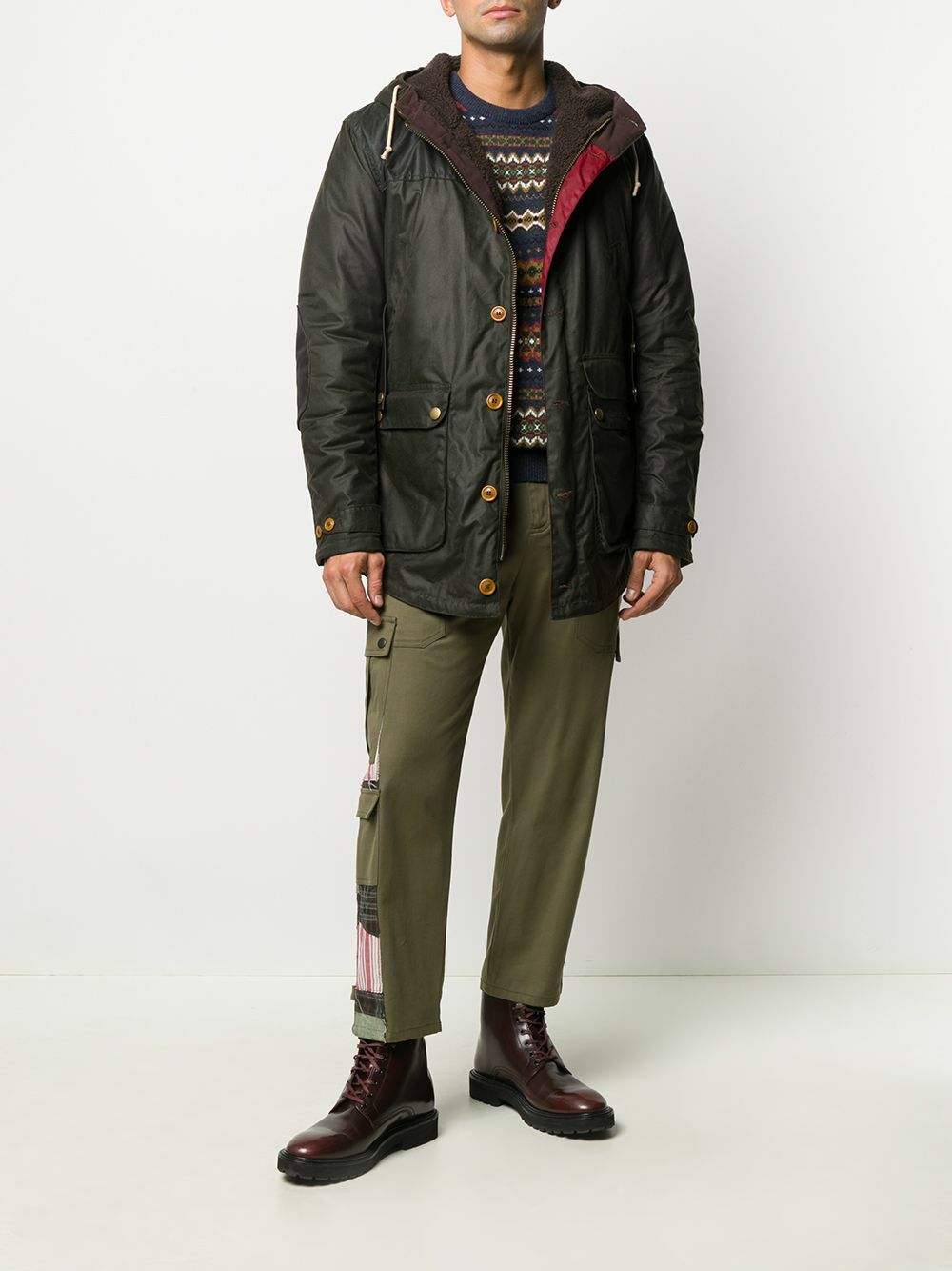 Barbour men fashion parka