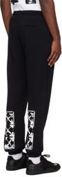 Off-White Black Ink Arrow Cuffed Sweatpants