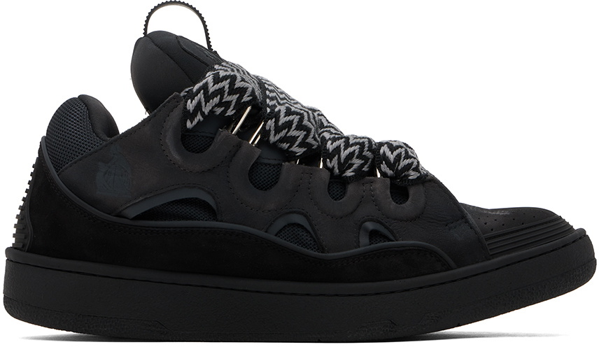 Lanvin SSENSE Exclusive Black Curb Sneakers Lanvin