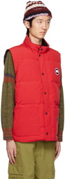 Canada Goose Red Freestyle Crew Down Vest