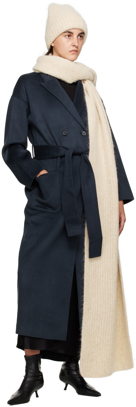 ANINE BING Beige Emmett Scarf