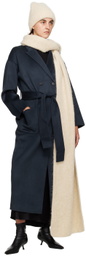 ANINE BING Beige Emmett Scarf