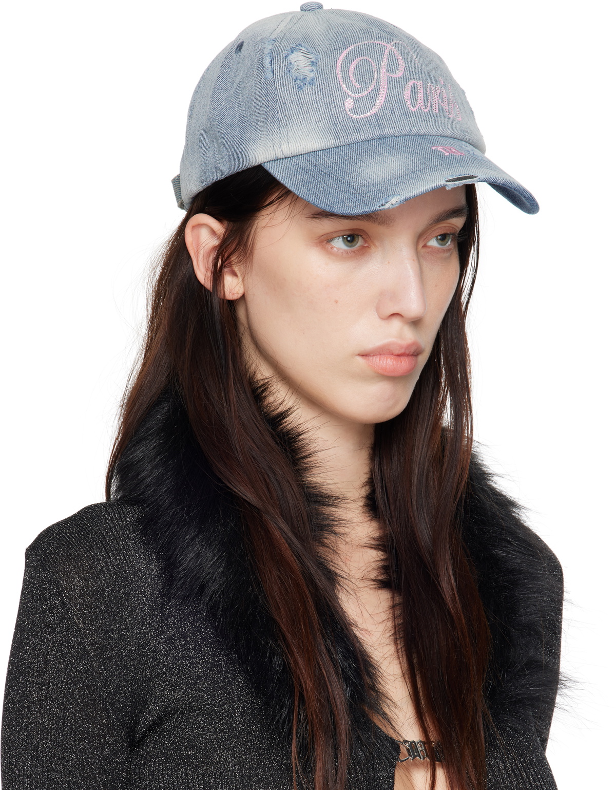 絶対的な信頼 Blue MISBHV Paris MISBHV Cap Denim Souvenir 帽子