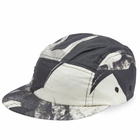 Folk Men's Void Print 5 Panel Cap in Black