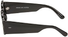 Dries Van Noten Black Linda Farrow Edition 98 Sunglasses
