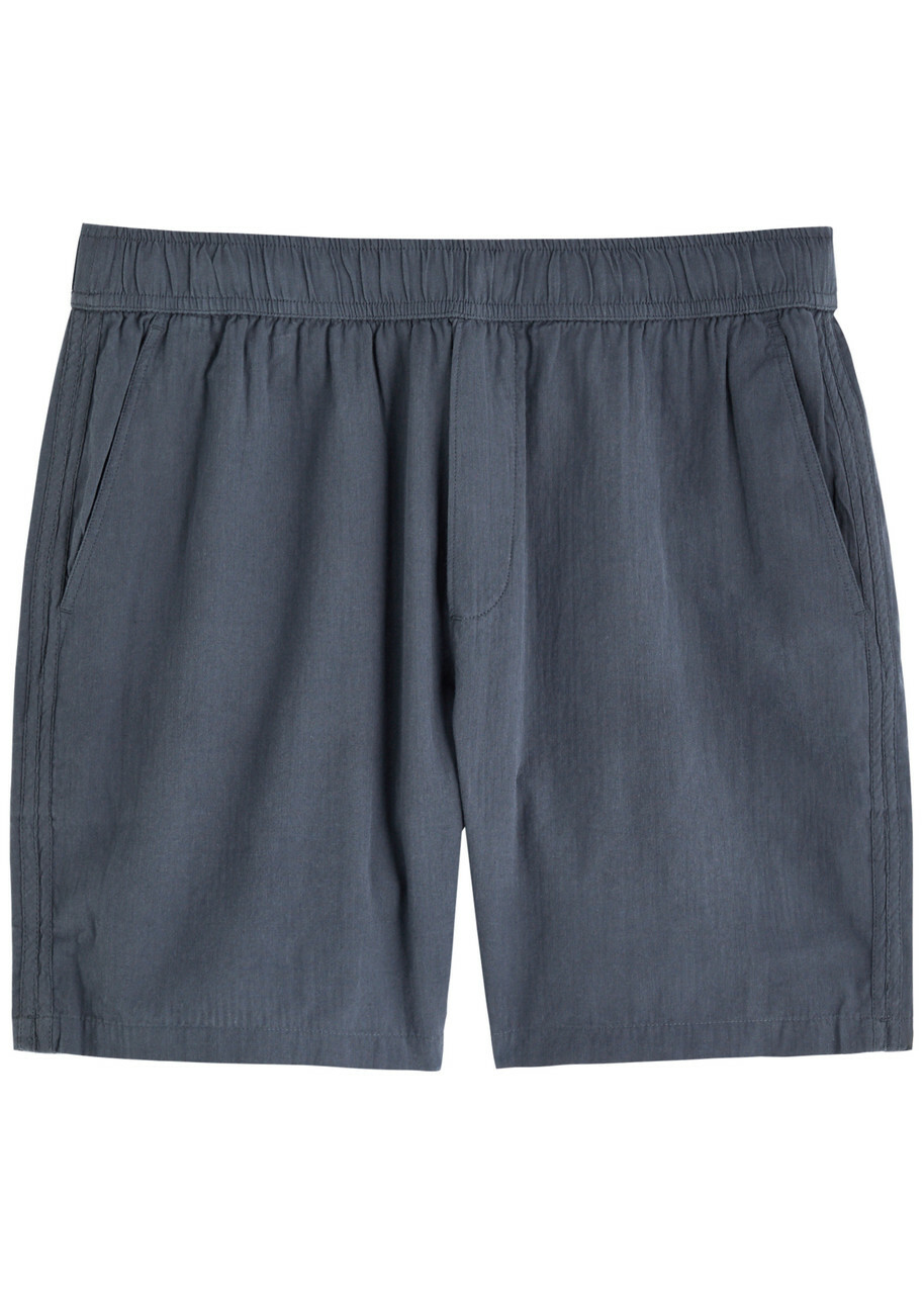 Paige Teague Cotton Shorts Navy
