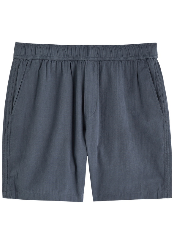 Photo: Paige Teague Cotton Shorts Navy
