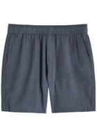 Paige Teague Cotton Shorts Navy