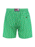 MC2 Saint Barth Man Lightweight Fabric Swim-shorts Lighting Micro Fantasy With Tennis Print