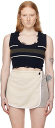 AMBUSH Navy Dangled Vest
