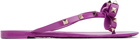 Valentino Garavani Purple Summer Rockstud Sandals