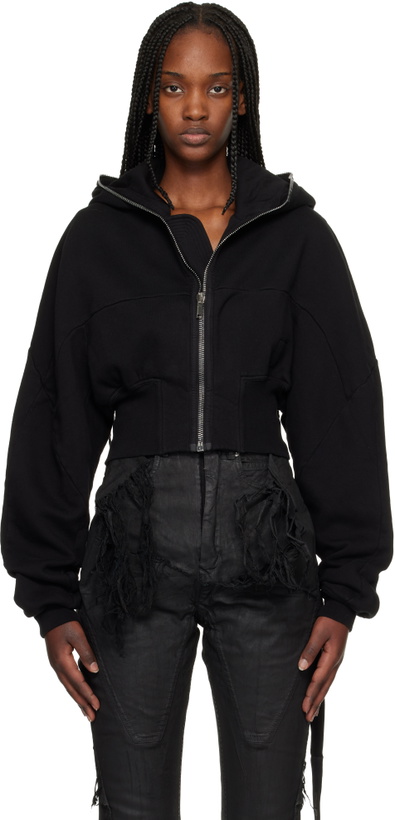 Photo: Rick Owens DRKSHDW Black Temple Collage Hoodie