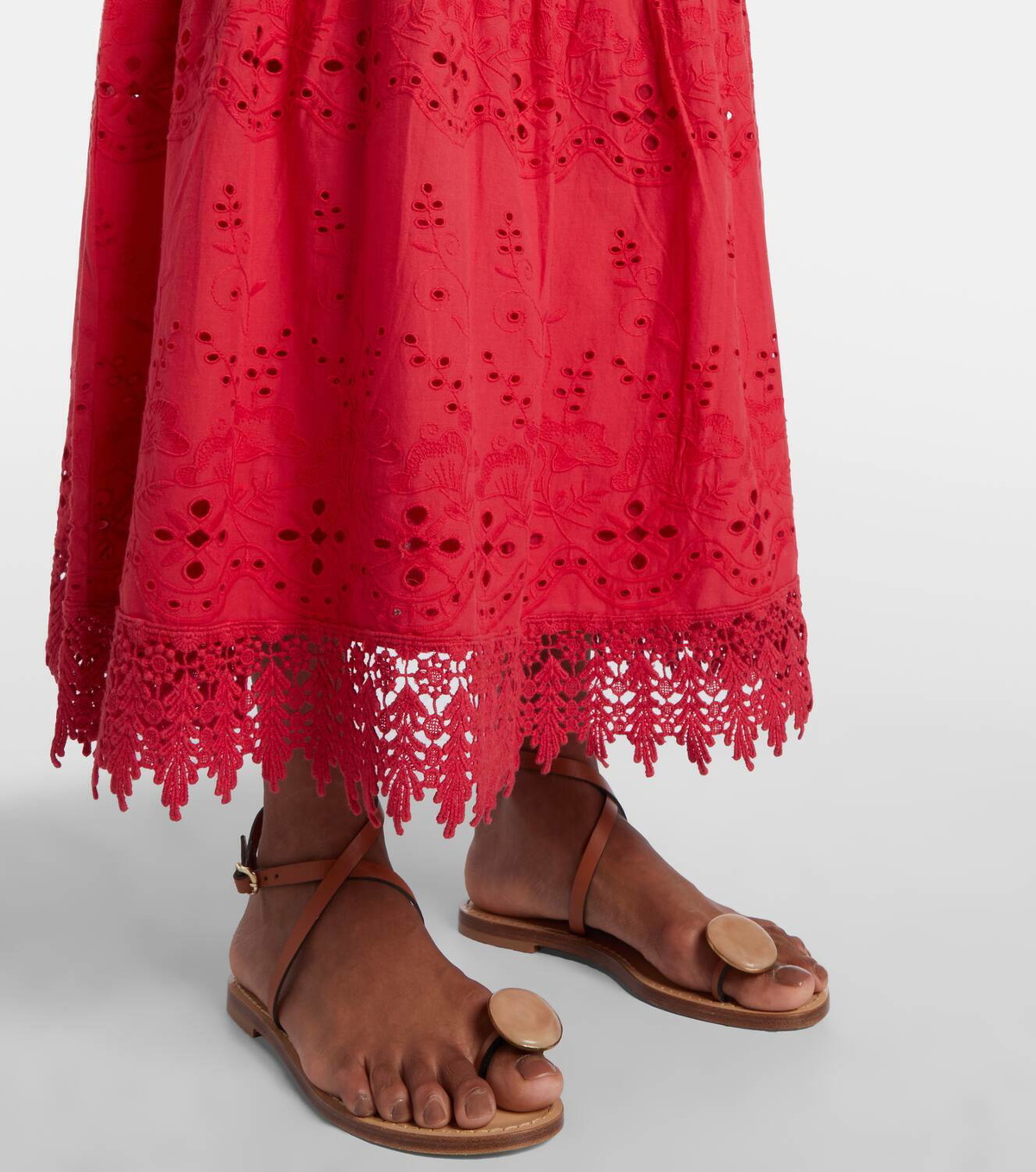 Melissa Odabash Alessia cotton maxi skirt