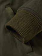Yves Salomon - Reversible Shell and Shearling Bomber Jacket - Green