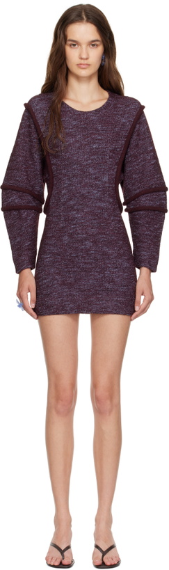 Photo: Eckhaus Latta Purple Pallas Minidress