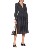 Fendi Cotton-chambray midi dress