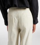 Nili Lotan Reed cotton wide-leg pants