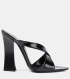 Saint Laurent Eva 110 leather mules