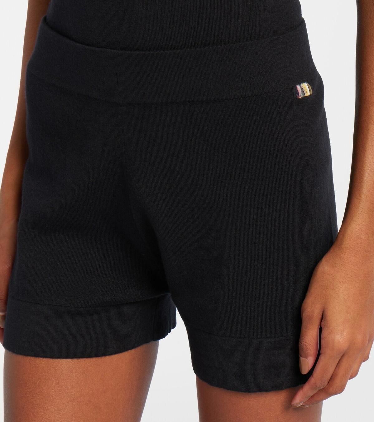 Extreme Cashmere Bummy cotton and cashmere shorts