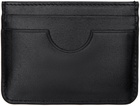AMI Paris Black Leather Ami de Coeur Card Holder