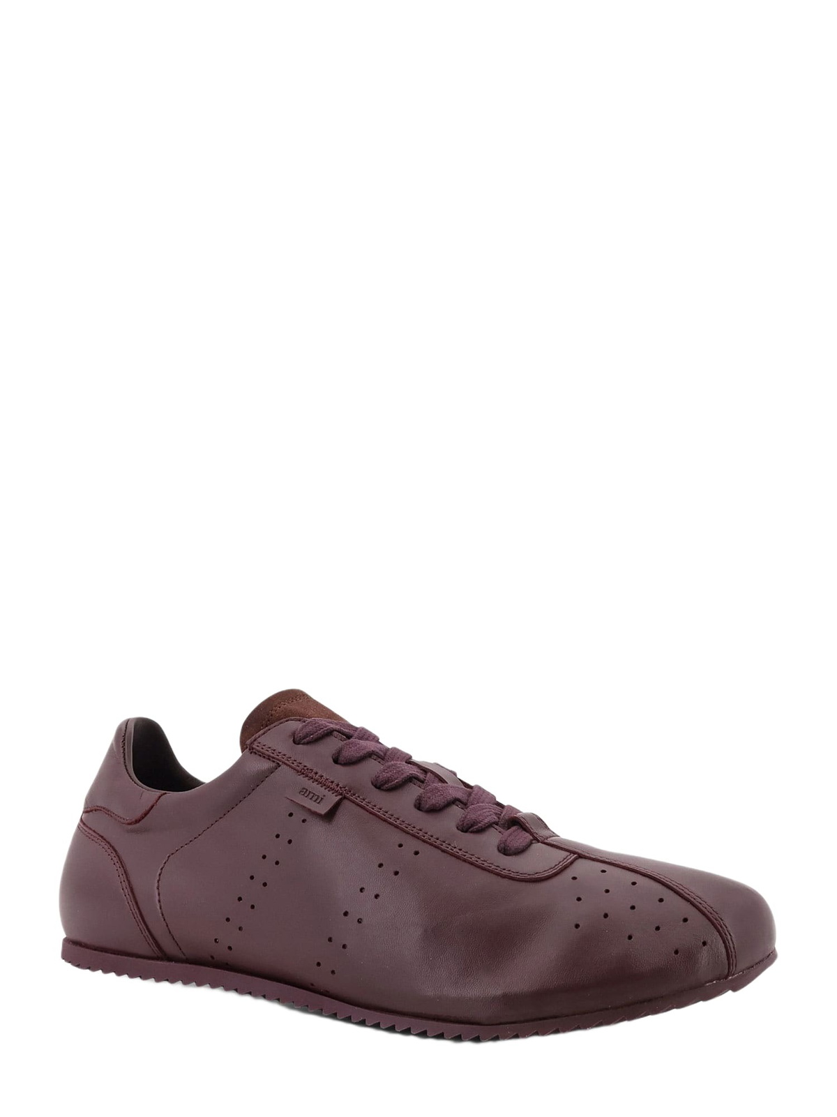 Ami Alexandre Mattiussi Leather Low-top Sneakers
