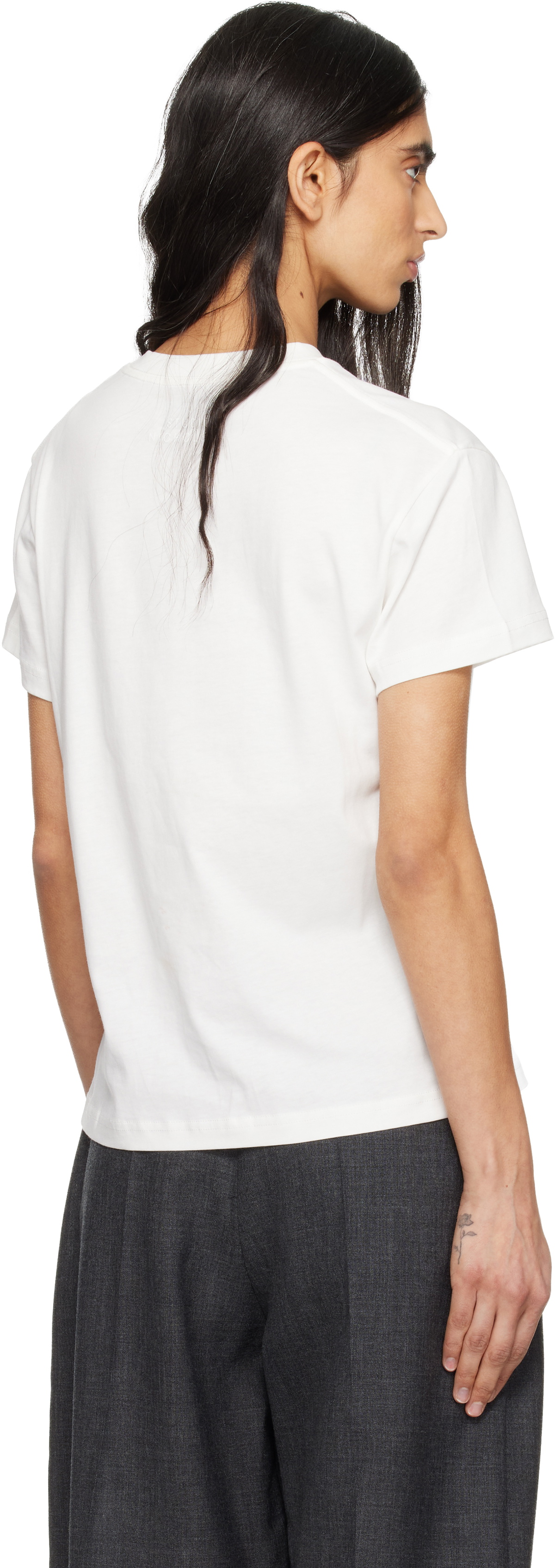 Studio Nicholson Off-White Marine T-shirt